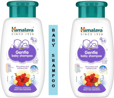 HIMALAYA Gentle Daily Care Baby Care Shampoo 200ml Pack of 2 With PH Bal 5.5(400 ml)