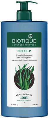 BIOTIQUE bio kelp protein shampoo and conditioner(650 ml)