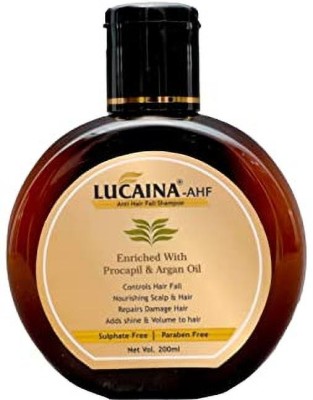 Lucaina Anti hair fall shampoo enriced with procapil & argan oil 200ml pack of 1(200 ml)