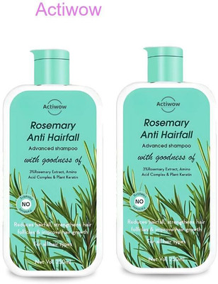 ACTIWOW Rosemary Shampoo For Enhancing Natural Shine and Preventing Fall A001(500 ml)