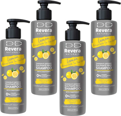 DOOMSDAY REVERA LEMON SHAMPOO FOR HELPS PREVENT DENDRUFF PACK OF - 200ml x 4(800 ml)