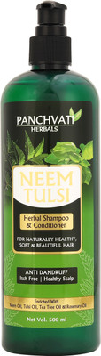 panchvati Neem Tulsi Herbal Shampoo For Anti Dandruff(500 ml)