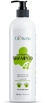 glowzia Anti Hair Fall Shampoo – Strengthens Hair & Reduces Breakage(400 ml)