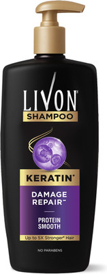 LIVON Keratin Shampoo for Women & Men |Repairs Damaged Hair |Smooth & 5x Stronger Hair(650 ml)