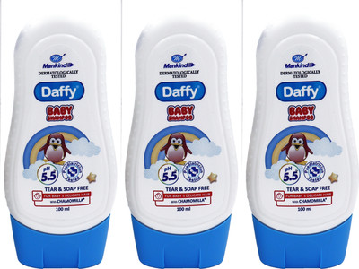 Daffy Baby shampoo,100 ml x Pack of 3(300 ml)