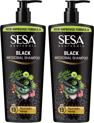 SESA Ayurvedic Shampoo for Hair Fall Control With 17 Natural Herbs(1000 ml)