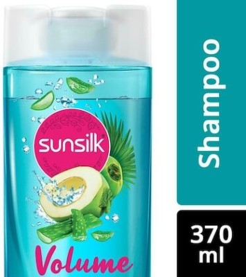 SUNSILK Coconut Water and Aloe Vera Volume Hair Shampoo 370mlss(370 ml)