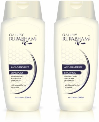 Rupabham Galway Anti-Dandruff Shampoo Pack Of 2(400 ml)