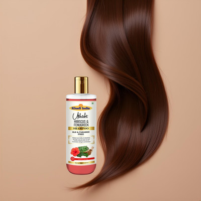 Utkrisht Khadi Hibiscus & Fenugreek Shampoo for Soft, Restored Hair Feel(200 ml)