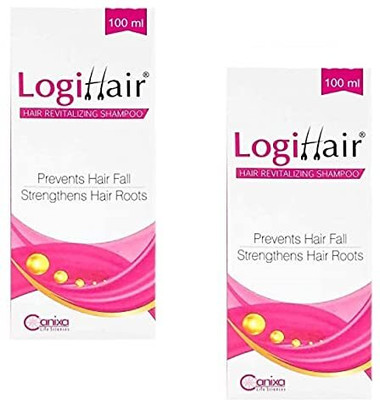 Logihair Revitalizing Shampoo for All Hair Types Each 100ml (Pack of 2)(200 ml)