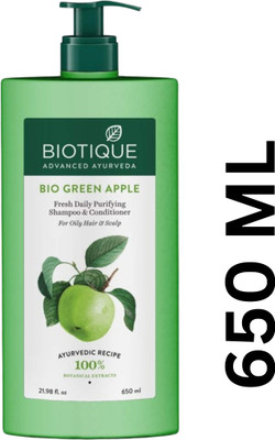 BIOTIQUE BIO GREEN APPLE SHAMPOO(651 ml)
