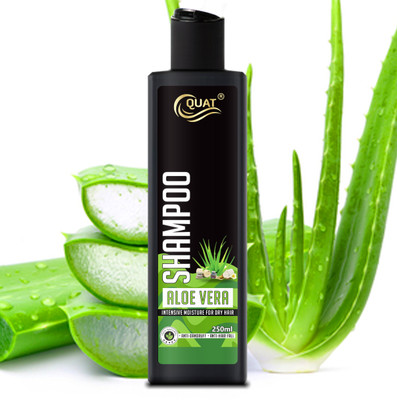 QUAT Get smooth & shiny hair with all in advance Aloe vera shampoo, No more hairfall(250 ml)