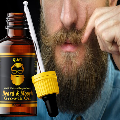 QUAT Advanced Beard Growth Oil: Achieve Maximum Beard Growth(30 ml)