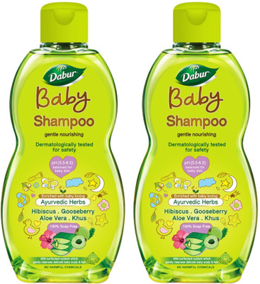 Dabur Baby Shampoo:Contains Aloe Vera & Gooseberry |Tear Free|No Parabens & Phthalates (400 Ml) For Rs. 136 @ 60 %