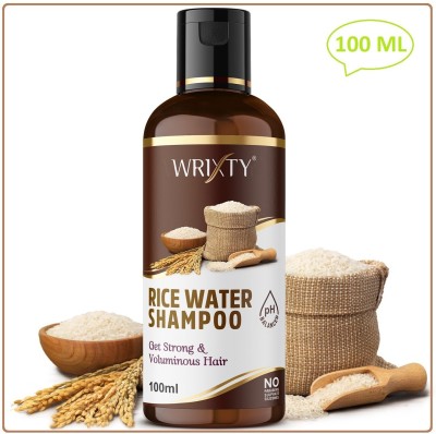 Wrixty Rice Water Shampoo Strong & Long Hair Restures & Re-Balances(100 ml)