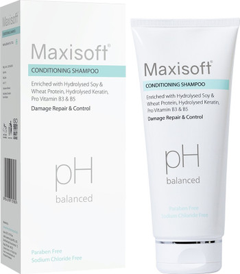 Maxisoft Conditioning Shampoo | With Aloe, Keratin & Wheat Germ Oil(100 ml)