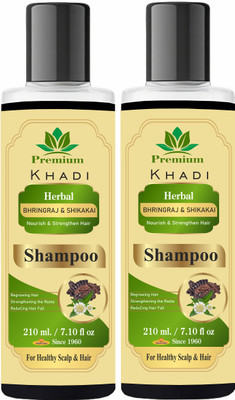 Premium Khadi Natural Bhringraj Shikakai Shampoo(420 ml)