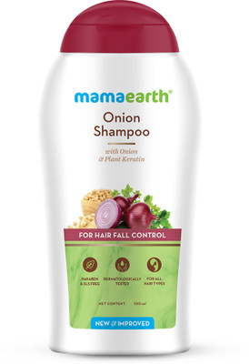 MamaEarth Onion Hair Fall Shampoo for Hair Growth & Hair Fall Control with added Keratin(100 ml)