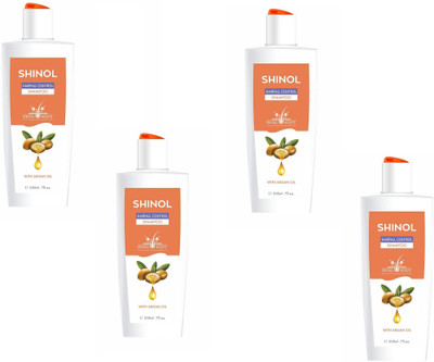 SHINOL Hairfall Control shampoo, 200ml Pack Of 4(800 ml)