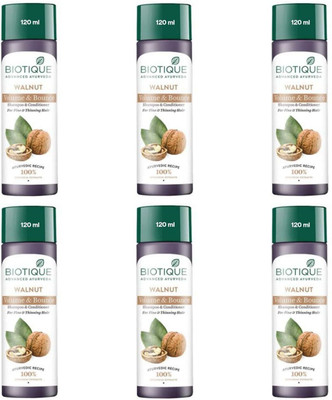 BIOTIQUE Volume Walnut 120Ml (Set 6)(720 ml)