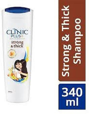 Clinic Plus Strength & Shine With Egg Protein Shampoo, 340ml(340 ml)