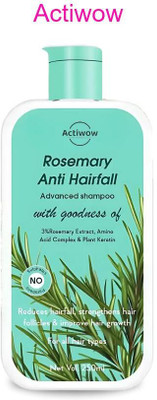 ACTIWOW Rosemary Shampoo For Fuller, Thicker Hair(300 ml)