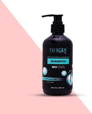 BEETLORY Pro Keratin & Argan Oil Smooth Therapy Shampoo Intense Hair Repair(250 ml)