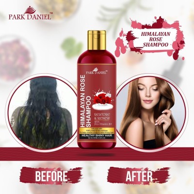 PARK DANIEL Premium Rose Shampoo -For Healthy and Shiny Hair (100 ml)(100 ml)