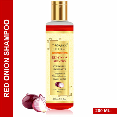 drontika Herbal Red Onion Shampoo(210 ml)
