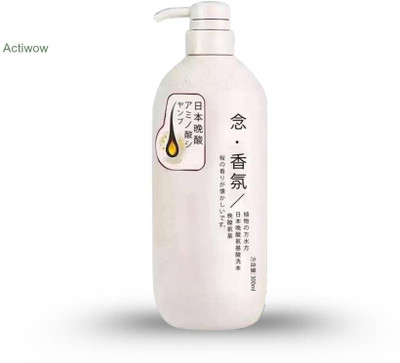 ACTIWOW Sakura Japanese Shampoo With Green Tea Extract, With Aloe Vera(300 ml)