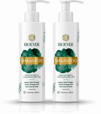 Bioever Daily Care Smooth & Silky Anti Dandruff Shampoo Combo Pack of 2(250 ml)