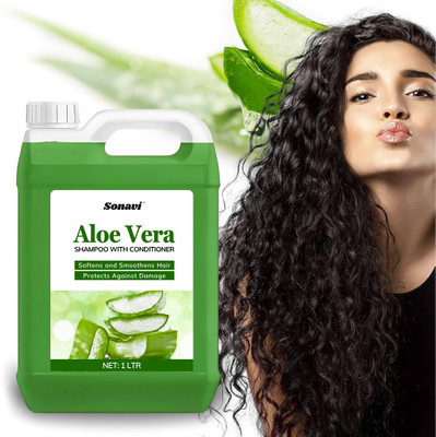 Sonavi Aloe Vera Shampoo Can, Hair Fall, Hair Shine and Routine Use Shampoo(1 L)