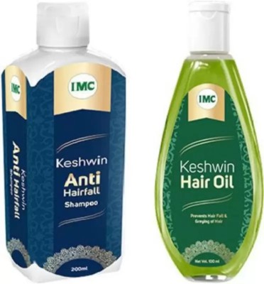 K3NTERPRISES Anti Hairfall Shampoo & Keshwin Hair oil Combo (300ml) (1 Items in the set)(300 ml)