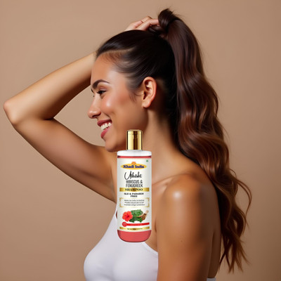 Utkrisht Khadi Hibiscus Fenugreek Shampoo for Deep Cleansing and Hair Volume(200 ml)