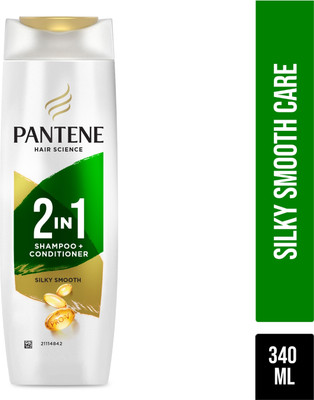 PANTENE Hair Science 2in1 Silky Smooth Shampoo+Conditioner (340 ml)(340 ml)