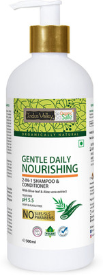 Indus Valley Gentle Daily Care Shampoo with Himalayan Spring Water - paraben free(500 ml)