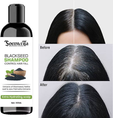SOMWRITA Unisex Herbal Shampoo with Blackseed and Vitamin E(100 ml)