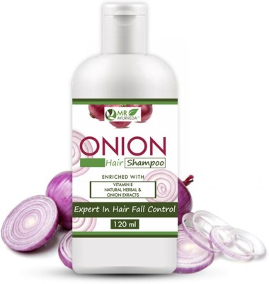 MR Ayurveda Onion Hair Shampoo | Hair Fall Control | Suitable for All Hair Types(120 ml)