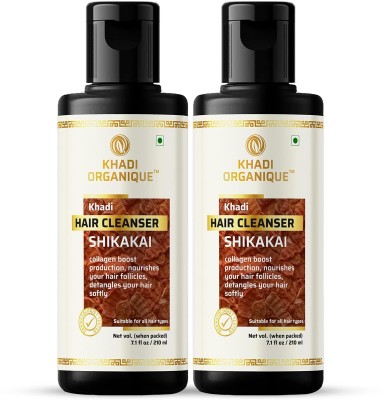 khadi ORGANIQUE Shikakai Cleanser / Shampoo for Control Thinning & Hair Fall(420 ml)