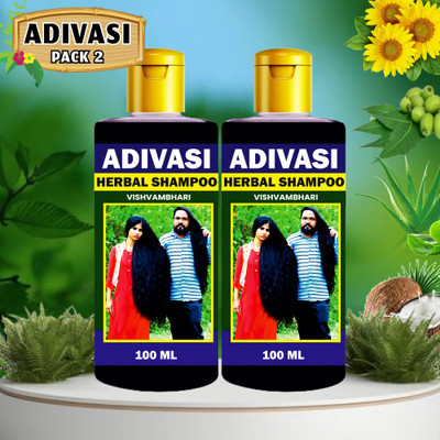 Vishvambhari Adivasi Herbal Fall Control and Regrowth Shampoo(200 ml)