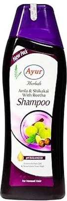 AYUR HERBALS Amla & Shikakai With Reetha Shampo(500 ml)
