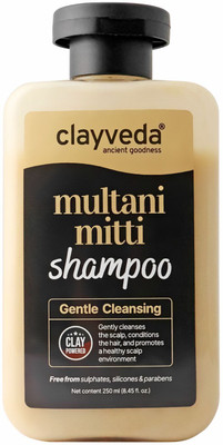 ClayVeda Multani Mitti Shampoo for Detox and Smooth and Healthy Hair(250 ml)