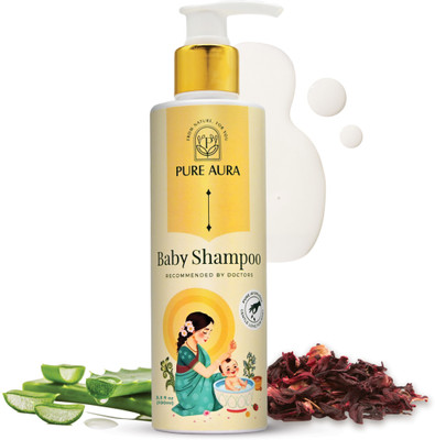 Pure Aura Baby Shampoo | Chemical-Free | Gentle & Nourishing for Babys Hair(100 ml)