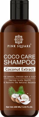 Pink Square Coco Care Shampoo ( With Coconut Extract ) Pack Of 1 ( 100 ml )(100 ml)