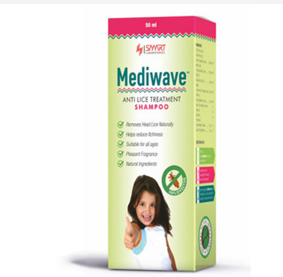 smart laboratories MEDIWAVE SHAMPOO ANTI LICE TREATMENT | PACK OF 3*50ML(150 ml)