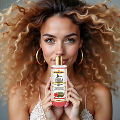 Utkrisht Khadi Hibiscus & Fenugreek Shampoo for Long, Silky and Soft Hair(200 ml)