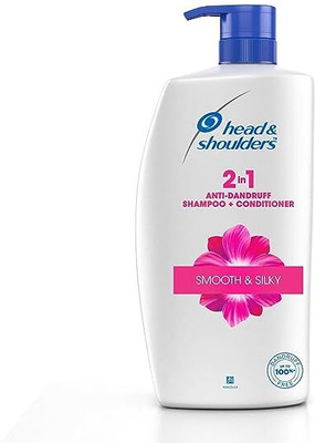HEAD & SHOULDERS 2-In-1 Anti Dandruff Shampoo & Conditioner Smooth & Silky(650 ml)