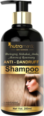 NUTRAMARCK Anti-Dandruff Shampoo | Nourishing Formula for Stronger, Healthier Hair(200 ml)