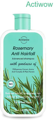 ACTIWOW Rosemary Shampoo For Stopping Hair Loss and Regenerating Follicles(300 ml)