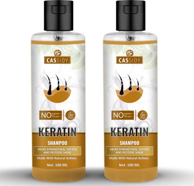 Cassidy CSD Keratin Shampoo 100ML Pack of 2(200 ml)